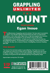 Grappling Unlimited #3 The Mount DVD Egan Inoue mma brazilian jiu jitsu